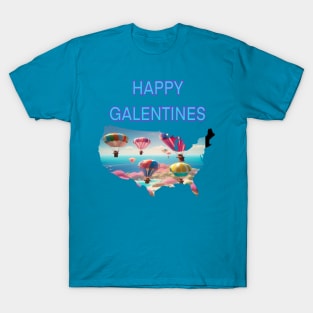 Happy Galentines balloons T-Shirt